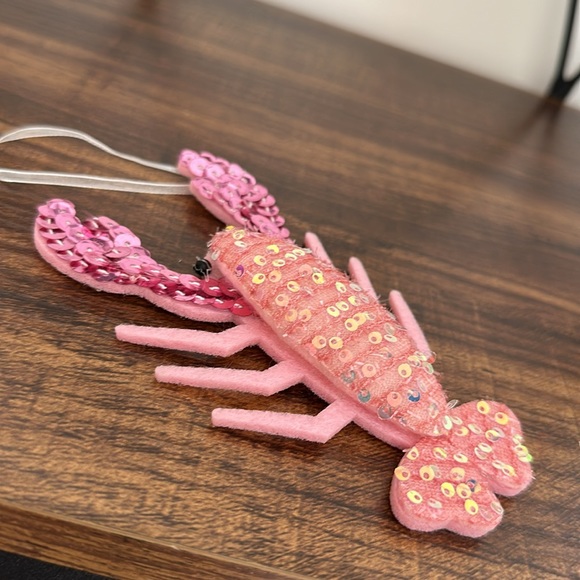 You’re my lobster iridescent pink sequin ornament NWT 🩷Valentine Christmas Love - Picture 4 of 6